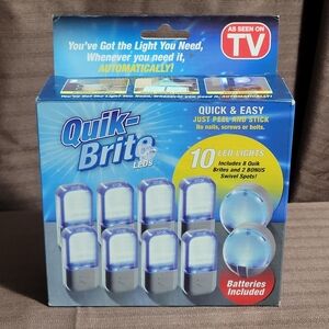 Quik-Brite LED Lights with Blue Accents